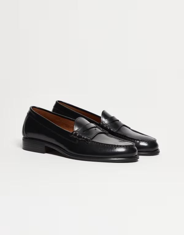 ノーク メンズ シューズ スリッポン・ローファー レザー Noak made in Portugaloafers leather Black ブラック