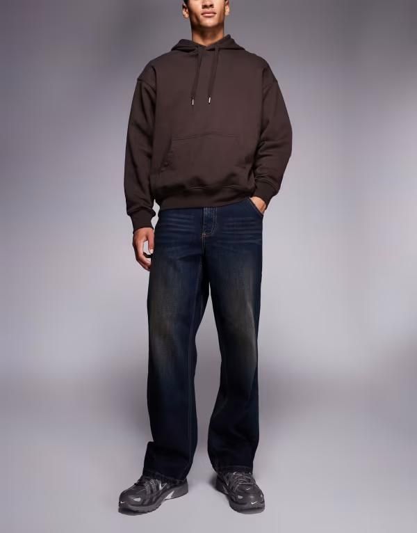 グッドフォーナッシング メンズ ボトムス デニムパンツ ジーンズ Good For Nothing baggy fit denim jeans in deep wash MBLUE デニム