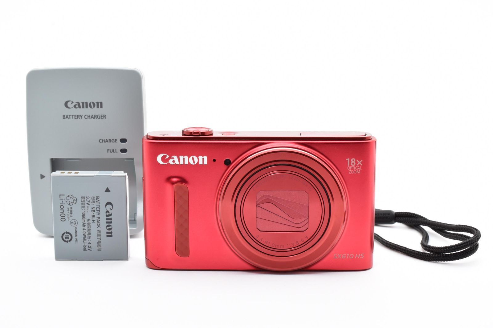 Canon キャノン Powershot SX610HS レッド /3239 動作OK 返金保証