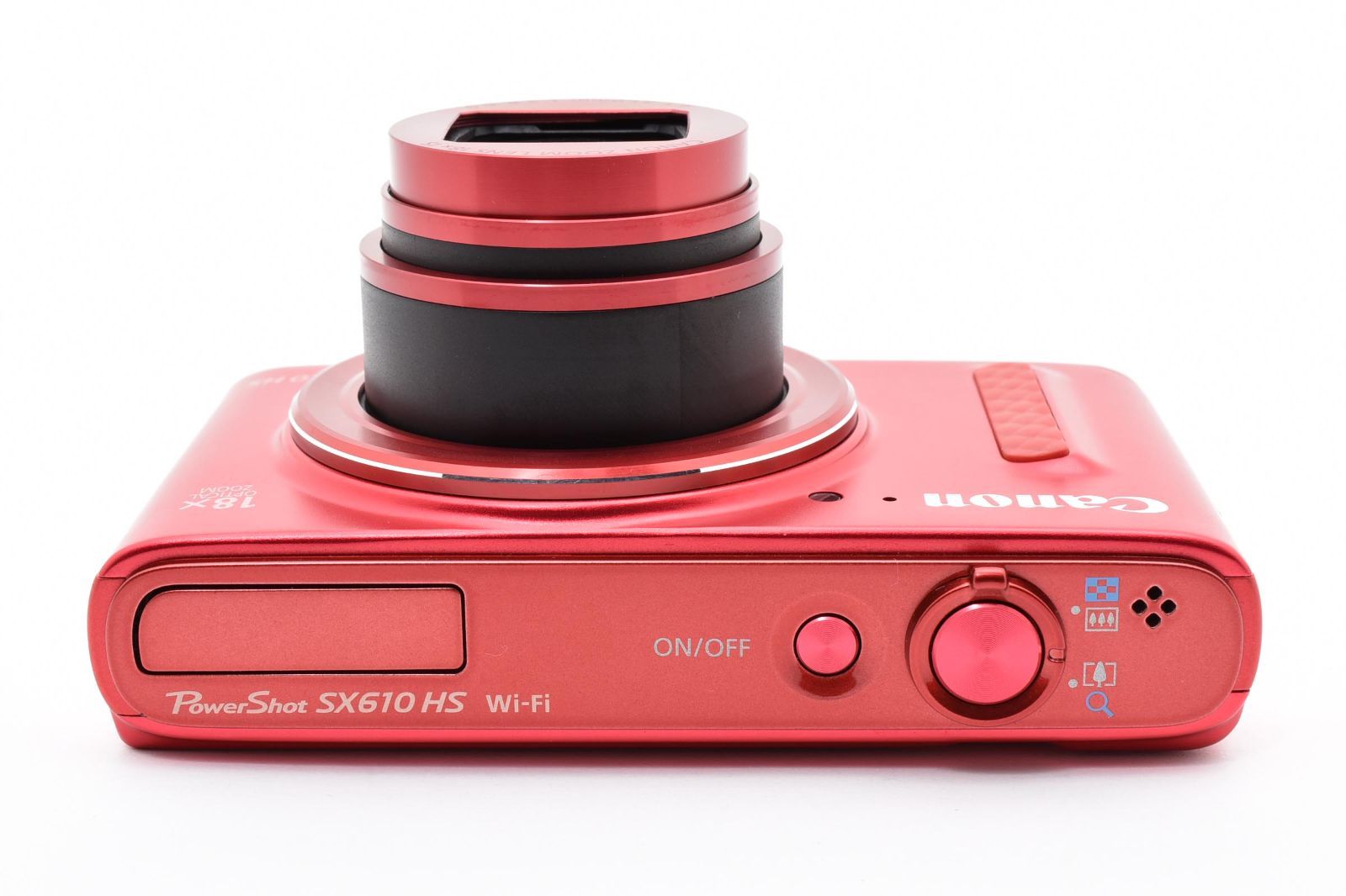 【返品保証】Canon PowerShot SX610 HS デジカメ Wifi Canon キャノン Powershot SX610HS レッド /3239 動作OK 返金保証