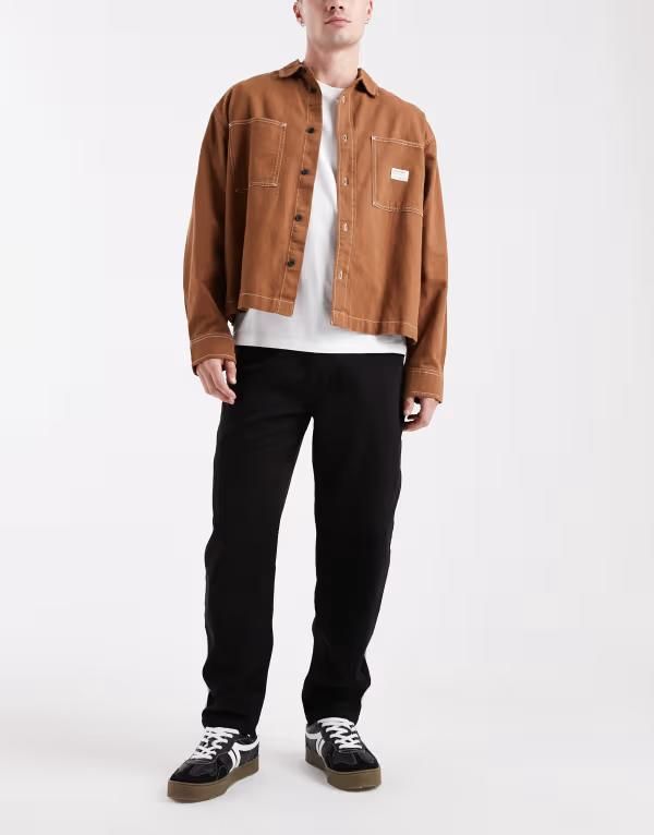 ブレーブソウル メンズ ボトムス デニムパンツ ジーンズ Brave Souloose fit jeans Black ブラック