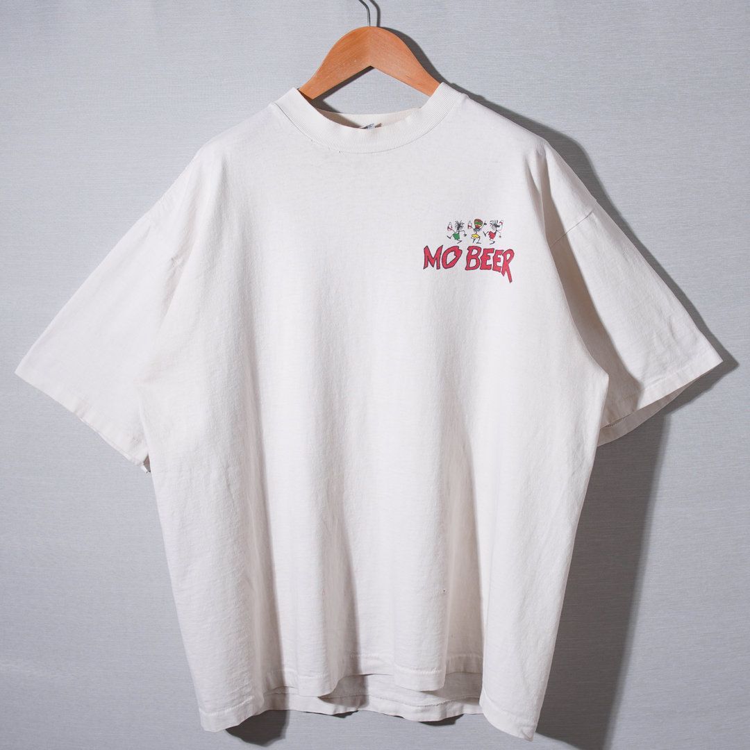 90s US企画 レゲエ Tシャツ XL アイボリー ジャマイカ製 ラスタカラー