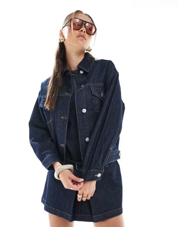 コットンオン レディース アウター ジャケット・ブルゾン コットン デニム ジャケット CottonOn Cotton On 91 denim jacket BLUE ブルー