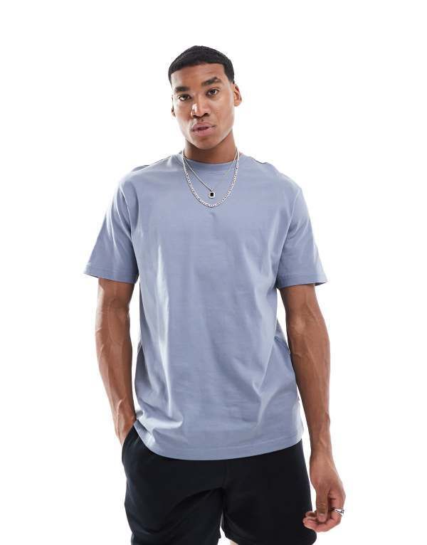 オンリーアンドサンズ メンズ トップス Tシャツ リラックスフィット シャツ ONLY SONS relaxed fit Tshirt in washed Flint stone ストーン