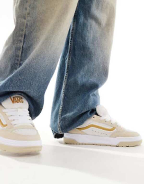 バンズ レディース シューズ スニーカー Vans Hylane sneakers in yellow and cream CREAM クリーム