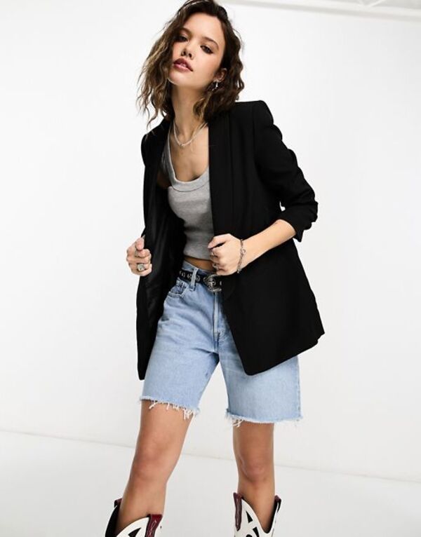 オンリー レディース アウター ジャケット・ブルゾン ブレザー Only tailored blazer Black ブラック