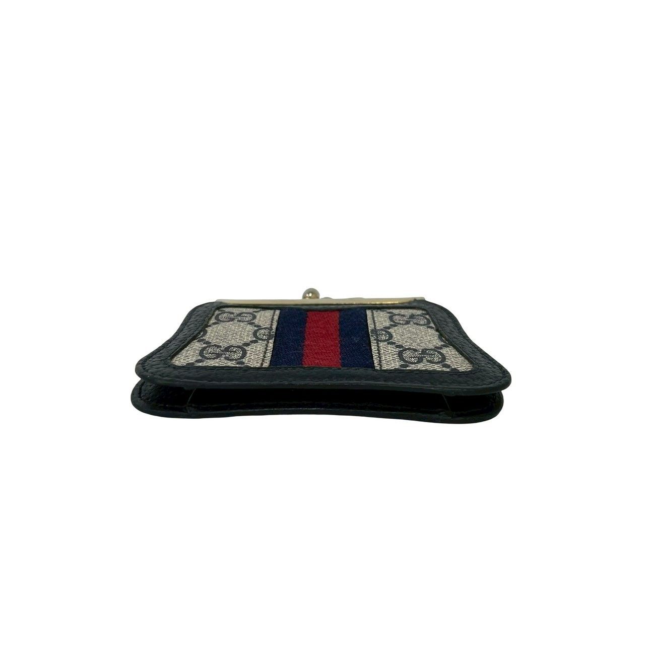 極 美品 希少品 GUCCI グッチ シェリーライン GG ロゴ 柄 レザー 本革