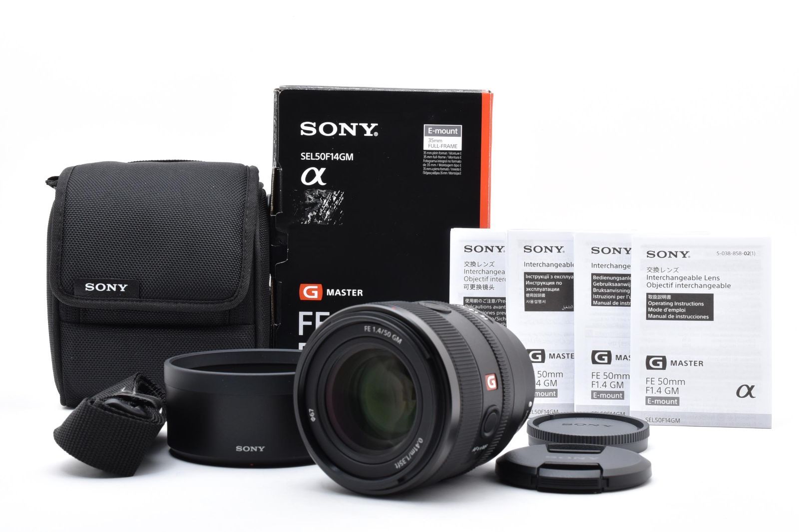 SONY ソニー FE 50mm F1.4 GM SEL50F14GM 元箱　/3242 動作OK 返金保証