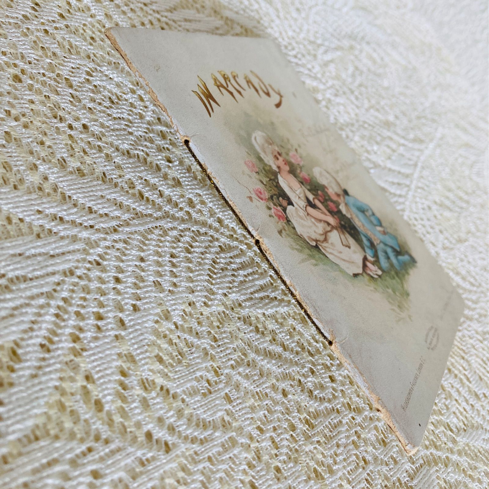 Harriett M. Bennett挿絵・クロモリトグラフの希少な詩集絵本 洋書