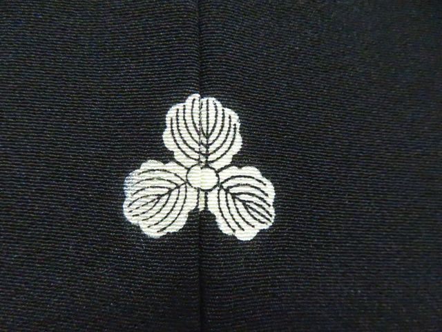 京松】黒留袖 五つ紋 蓑亀 比翼仕立 金糸 落款 着物 正絹 身丈約163cm
