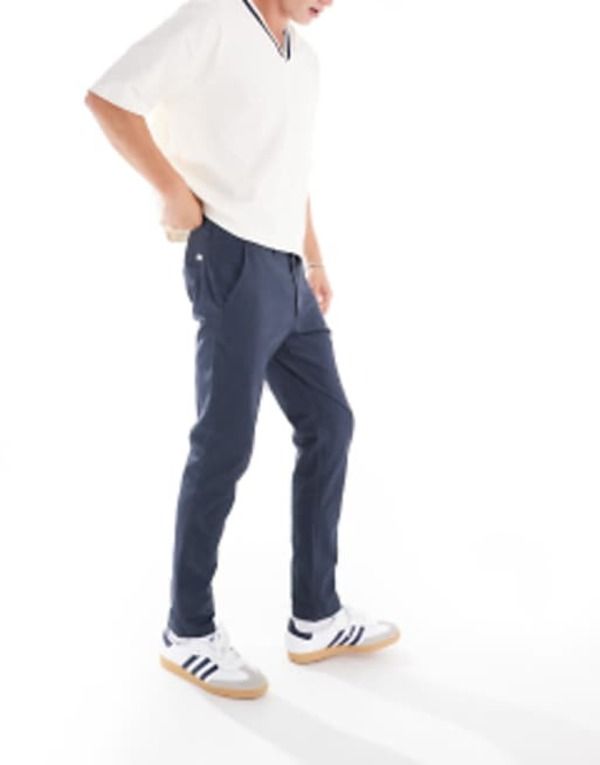 ジャック アンド ジョーンズ メンズ ボトムス カジュアルパンツ Jack Jones Intelligence chinos Navy blazer ネイビー