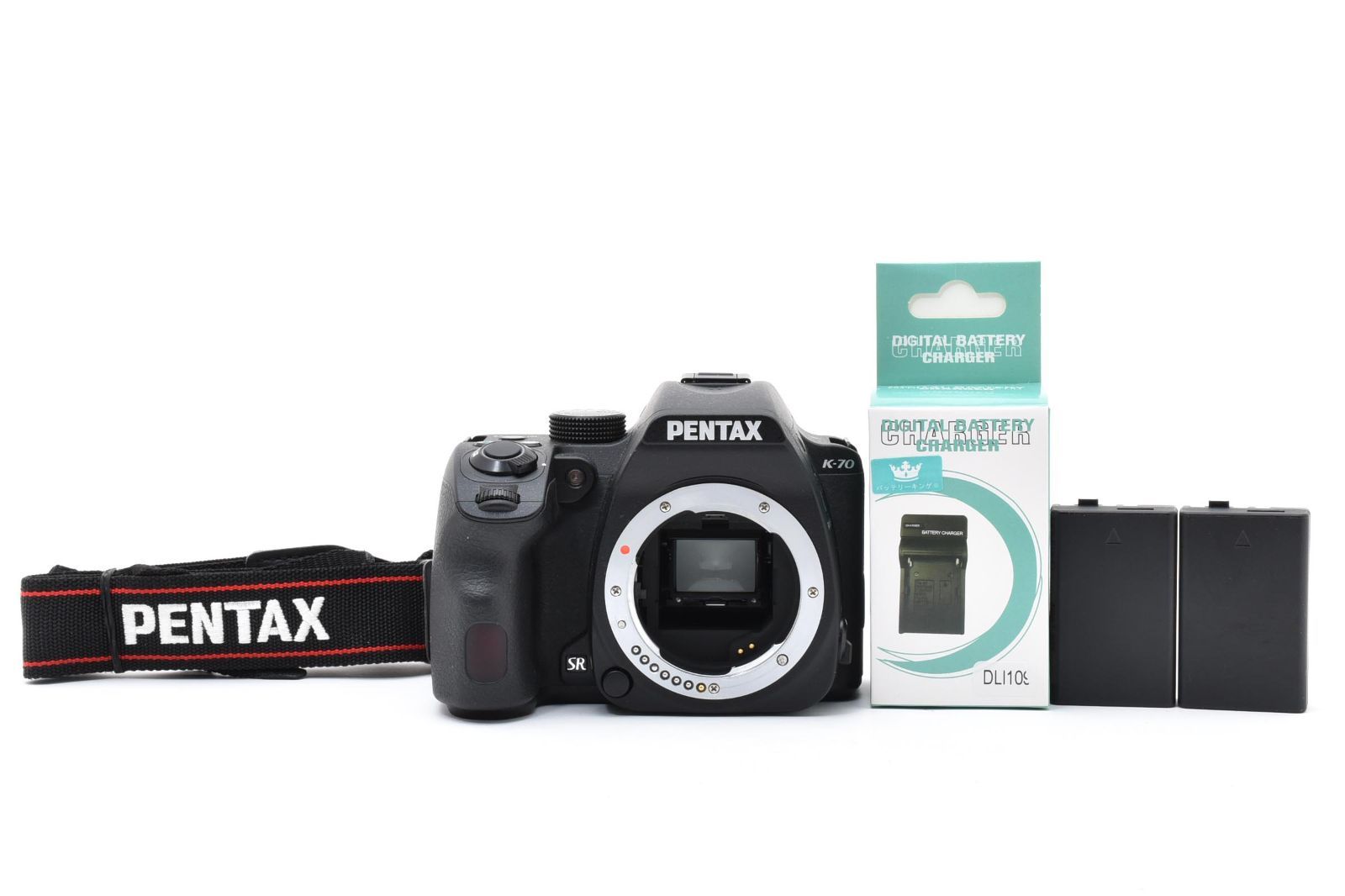 ショット数346回 PENTAX ペンタックス K-70 SR ブラック /3244 動作OK 返金保証