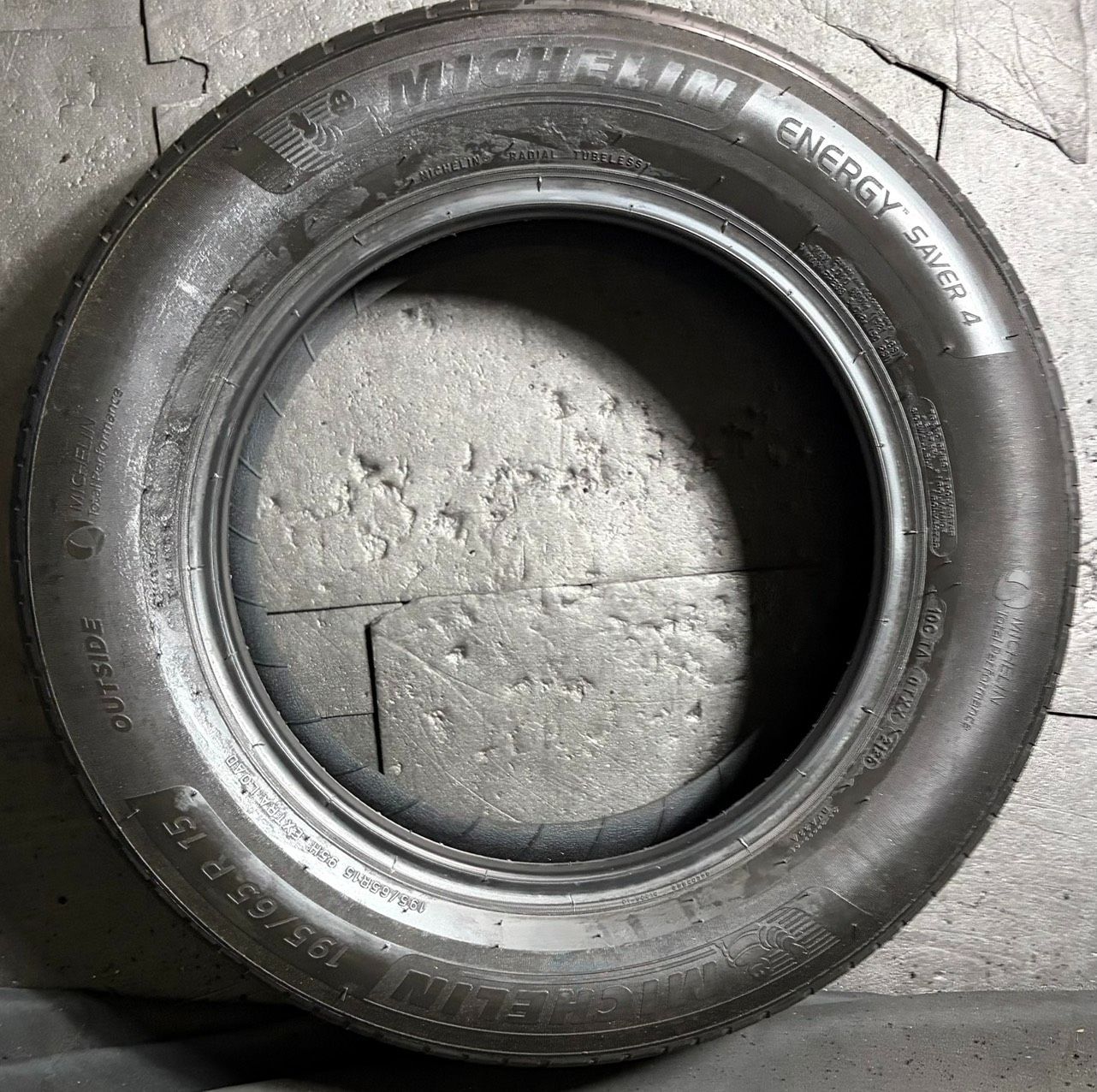 2025年製 約8分山 ミシュラン MICHELIN ENERGY SAVER 4 195/65R15 1本