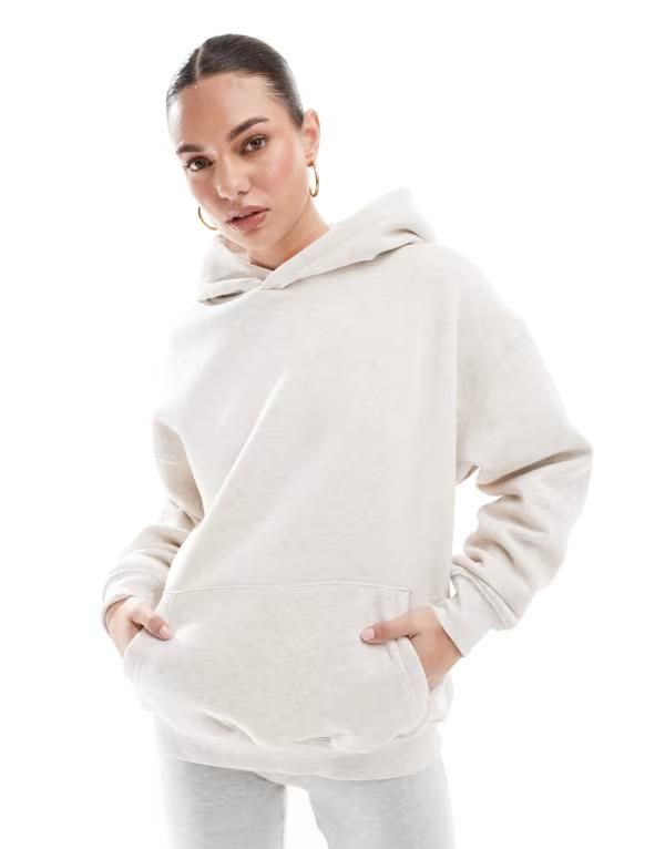 コットンオン レディース アウター パーカー・スウェット フリース Cotton Classic fleece hoodie BEIGE ベージュ