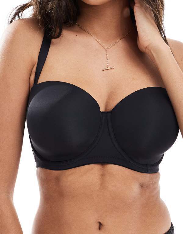 ドリーナ レディース アンダーウェア ブラジャー ストラップレス Dorina Michelle Fuller Bust strapless bandeau bra Black ブラック ドリーナ レディース アンダーウェア ブラジャー ストラップレス Dorina Michelle Fuller Bust strapless bandeau bra Black ブラック