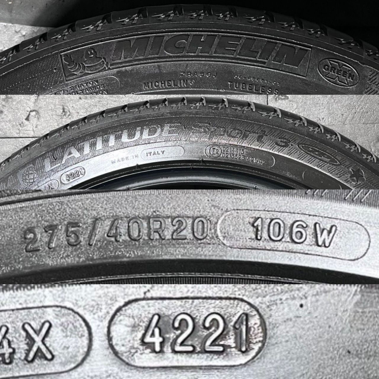 2021年製 約6～6.1分山 ミシュラン MICHELIN ラティチュード LATITUDE