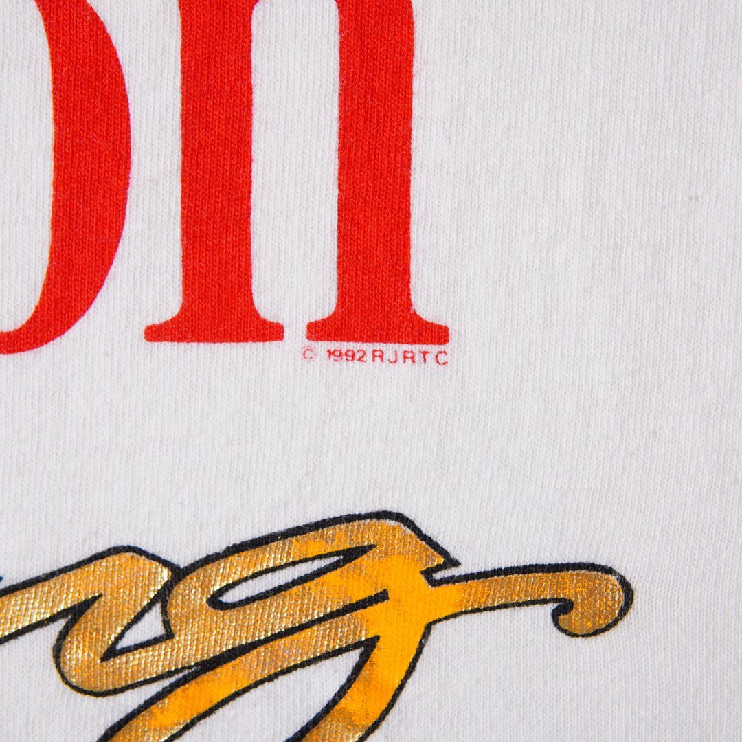 90s USA製 ヴィンテージ Tシャツ XL ホワイト レッド 1992年製