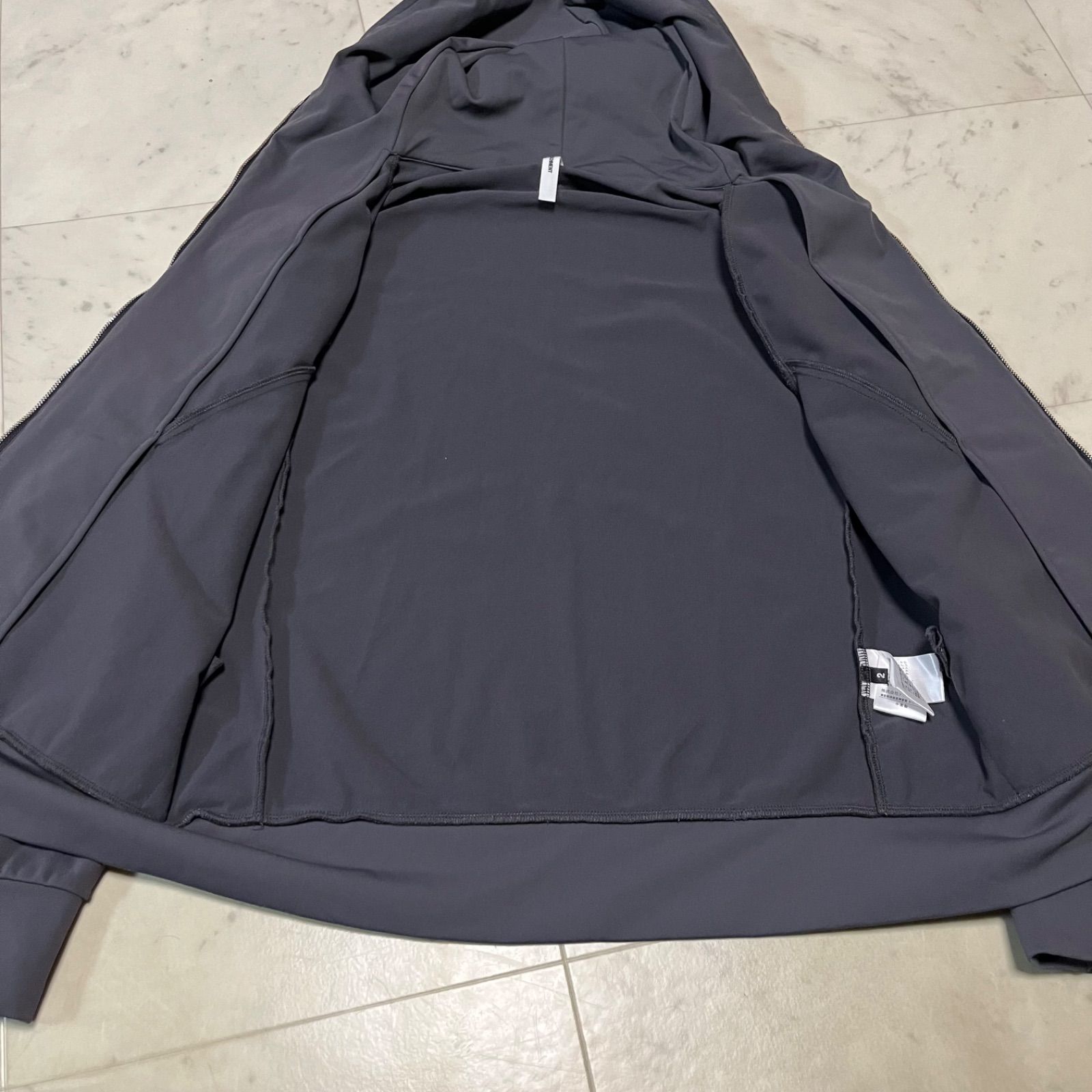 ATTACHMENT アタッチメント AB03-233 メリル裏起毛 ジップアップ 