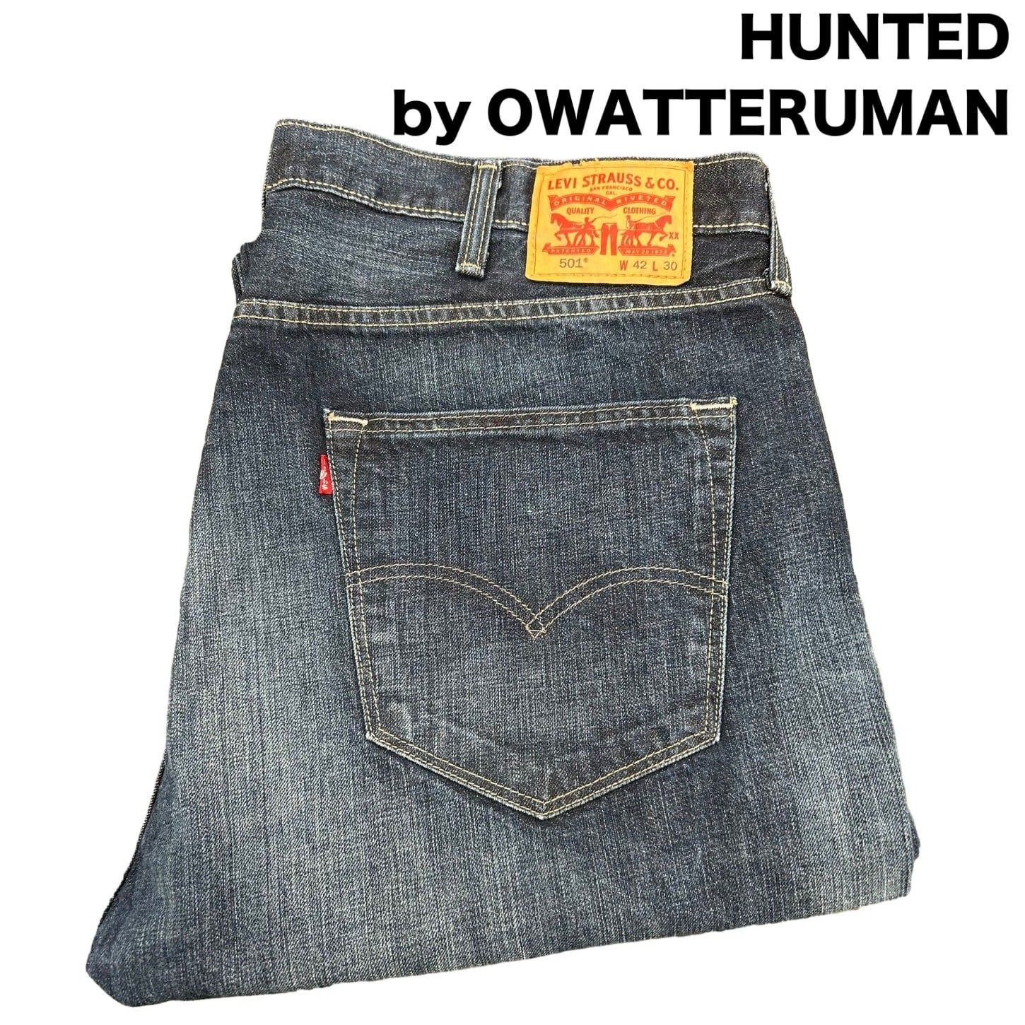 古着 【00s～ Levi's 501】BIGMANボタンフライ ストレートジーンズ（W106cm L73cm）144528001