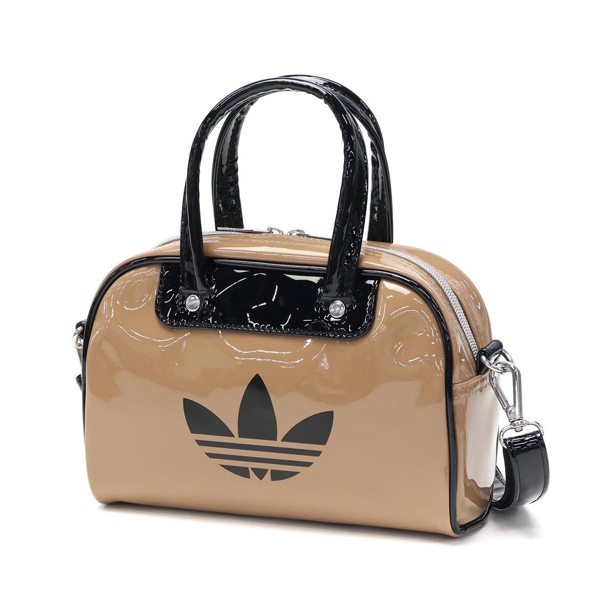 [adidas Originals] アディダスオリジナルス ショルダーバッグ レディース メンズ 斜めがけ 小さめ 軽量 軽い ブランド かわいい おしゃれ 2WAY 斜めがけバッグ ミニトート エナメル アディカラー ミニボウリングバッグ MBH67 カ