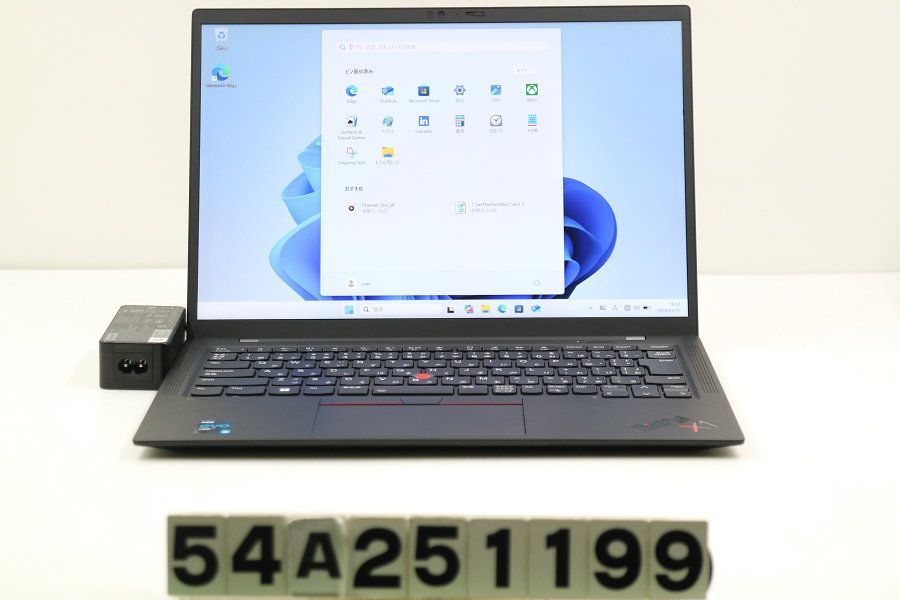 Lenovo ThinkPad X1 Carbon 9th Gen Core i5 1135G7 2.4GHz/8GB/256GB(SSD)/14W/WUXGA(1920x1200)/Win11 【54A251199】