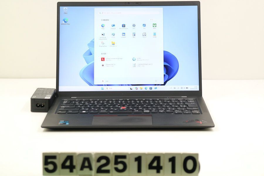 Lenovo ThinkPad X1 Carbon 9th Gen Core i5 1135G7 2.4GHz/8GB/256GB(SSD)/14W/WUXGA(1920x1200)/Win11 【54A251410】
