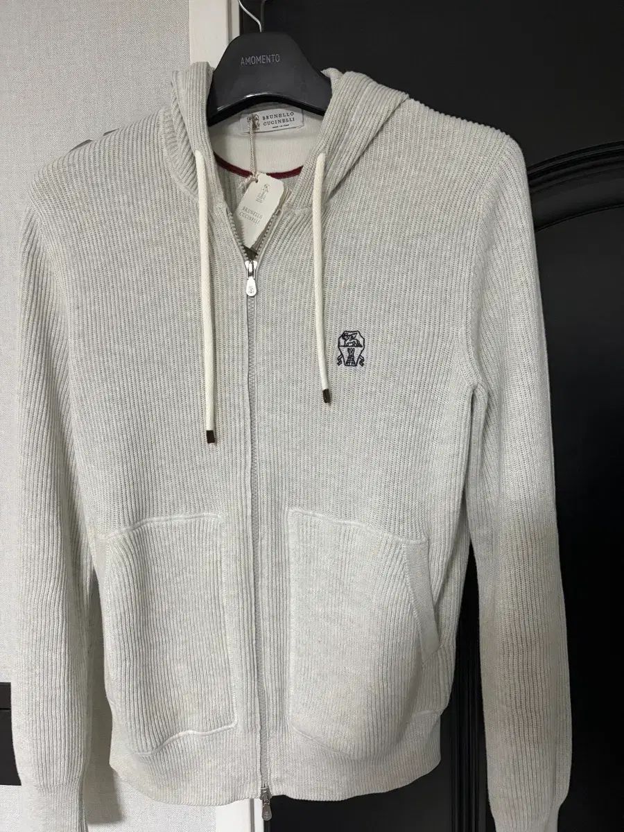 BRUNELLO CUCINELLI(ブルネロクチネリ) リブド コットン ジップアップ