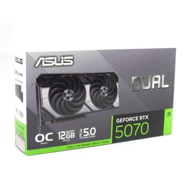 未開封 ASUS DUAL RTX5070 12GB グラフィックボード #UK2423