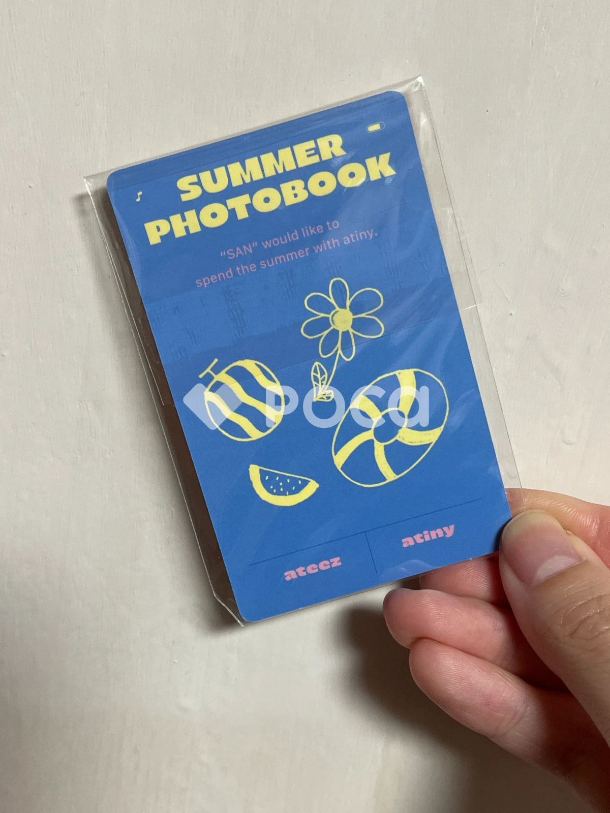 ATEEZ サン ATEEZ 2022 SUMMER PHOTOBOOK KQ SHOP - メルカリ