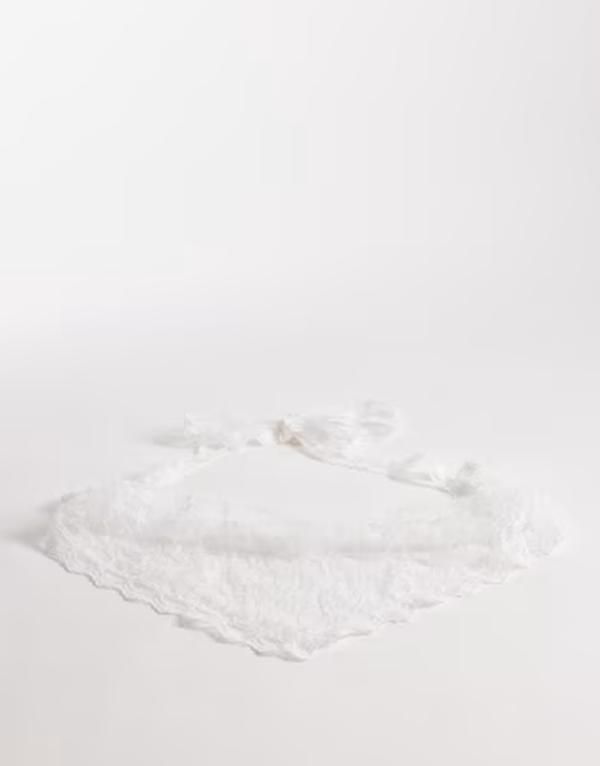 マイアクセサリーズ レディース ベルト レース My Accessories lace bandana belt White ホワイト