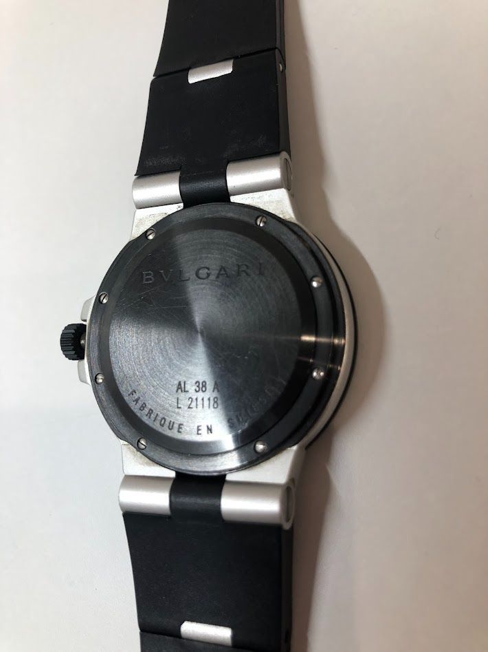 稼働】【ベルト訳あり】BVLGARI ブルガリ アルミニウム 自動巻き