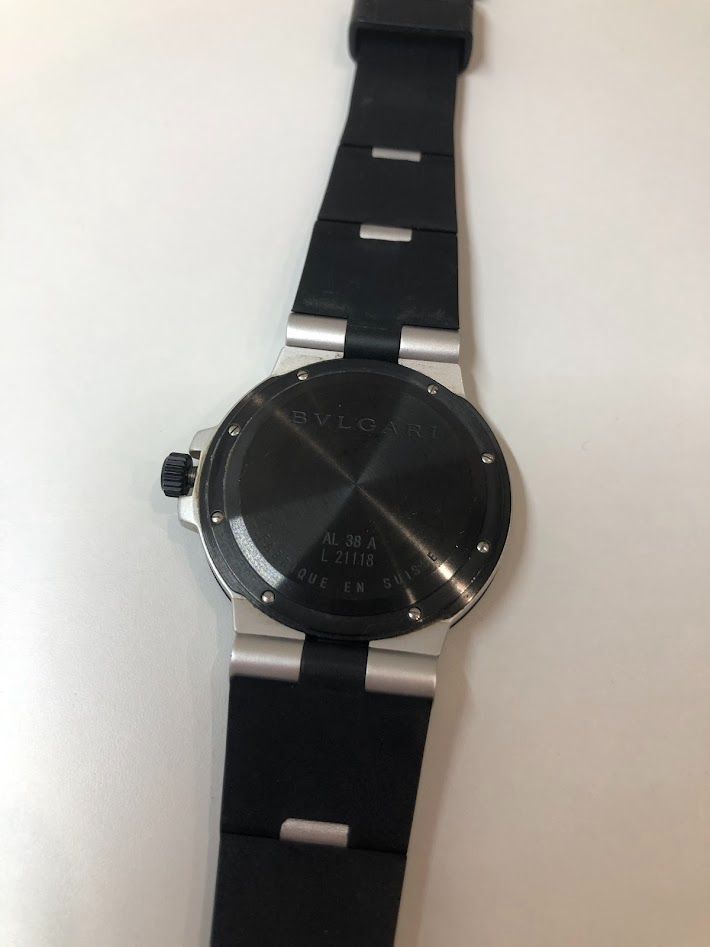 稼働】【ベルト訳あり】BVLGARI ブルガリ アルミニウム 自動巻き