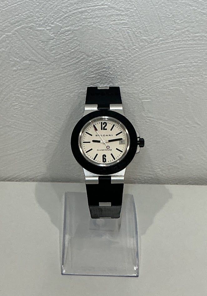 稼働】【ベルト訳あり】BVLGARI ブルガリ アルミニウム 自動巻き
