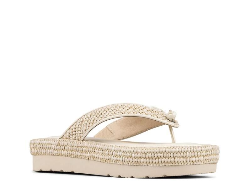 ドナルドプリネール レディース シューズ サンダル プラットフォーム Donald PlinerLorra Platform Sandal White Raffia ホワイト