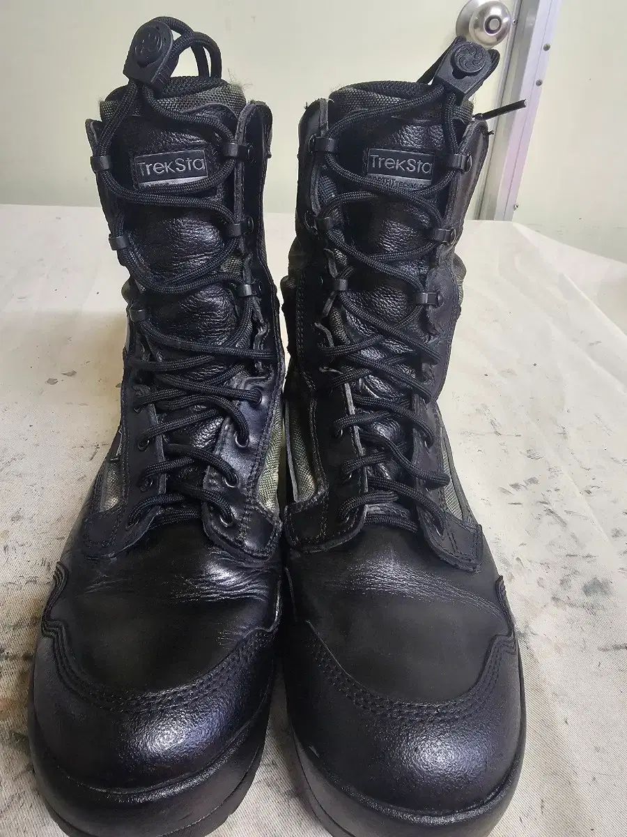トレクスタ 黒色 専門家用 GORE-TEX 登山靴 ウォーカーブーツ ミリタリーブーツ