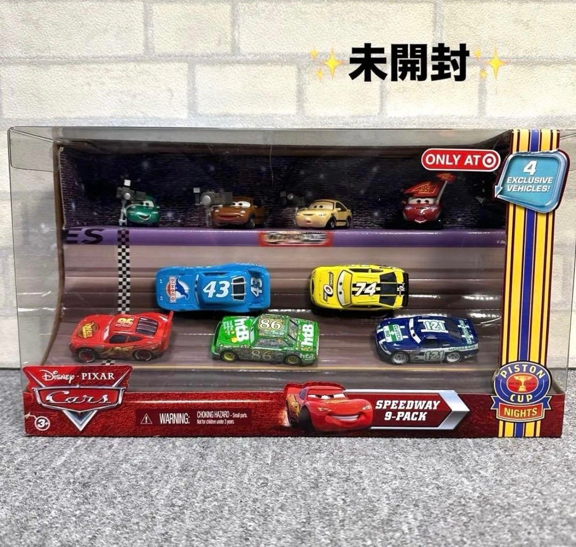 ✨未開封✨ Diseney Cars スピードウェイ ピストンカップナイツ 9個