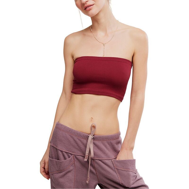 フリーピープル レディース アンダーウェア ブラジャー Free People Amelia Bandeau Womens Pomegranate