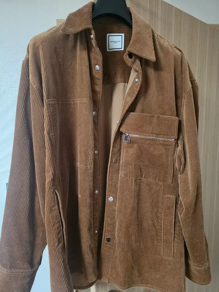 WOOYOUNGMI ウーヨンミ コーデュロイ シャツ ジャケット ブラウン