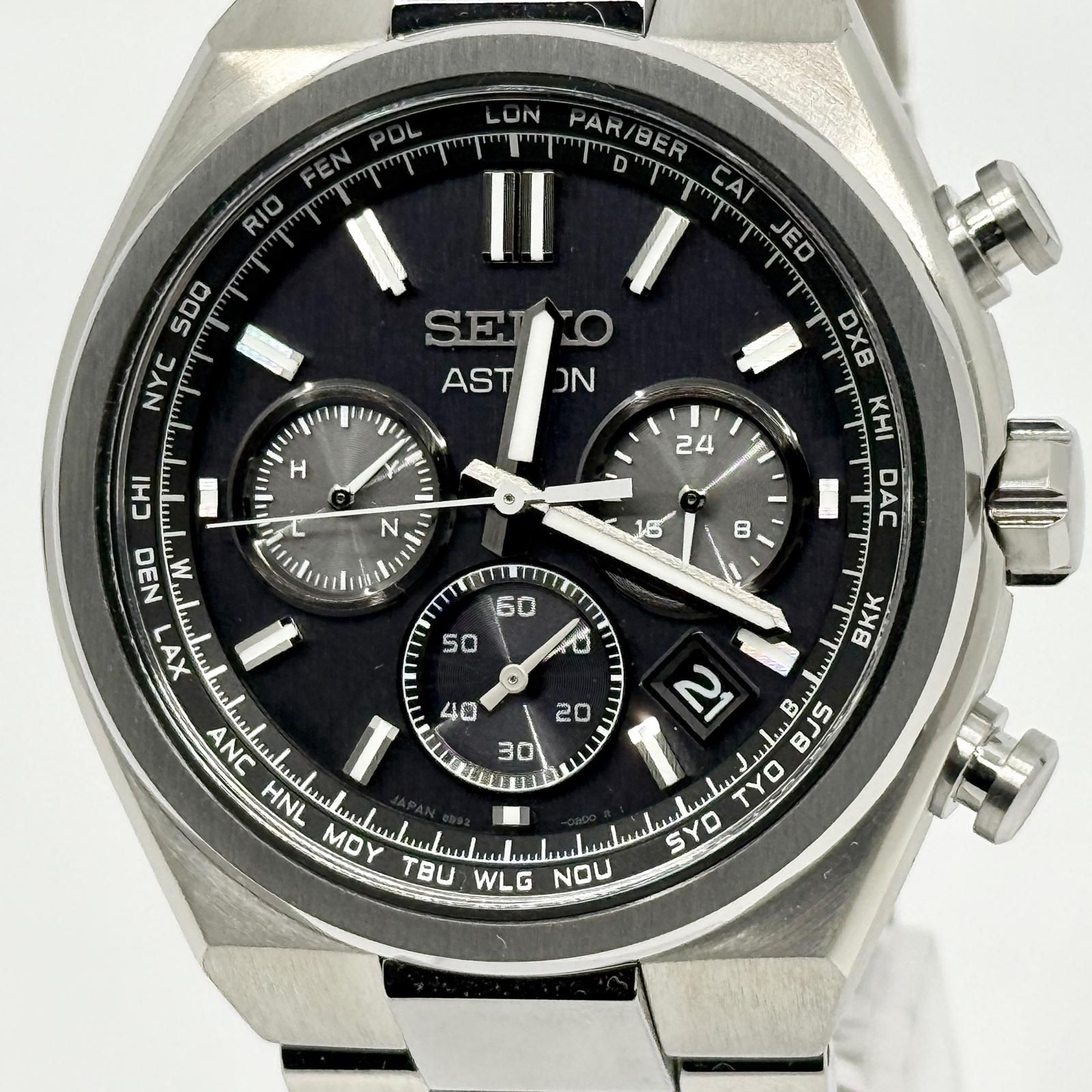 ピアチェーレSEIKO セイコー 8B92-0BE0 SBXY097 SEIKO セイコー ASTRON アストロン 8B92-0BE0 SBXY097 ブラック