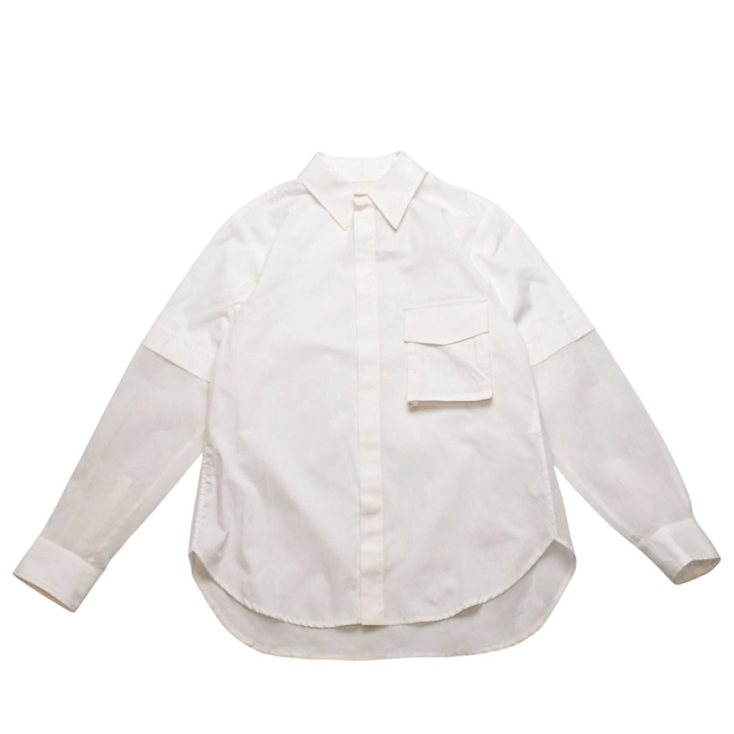極美品 GroundY グラウンドワイ ヨウジヤマモト オーガンジー 