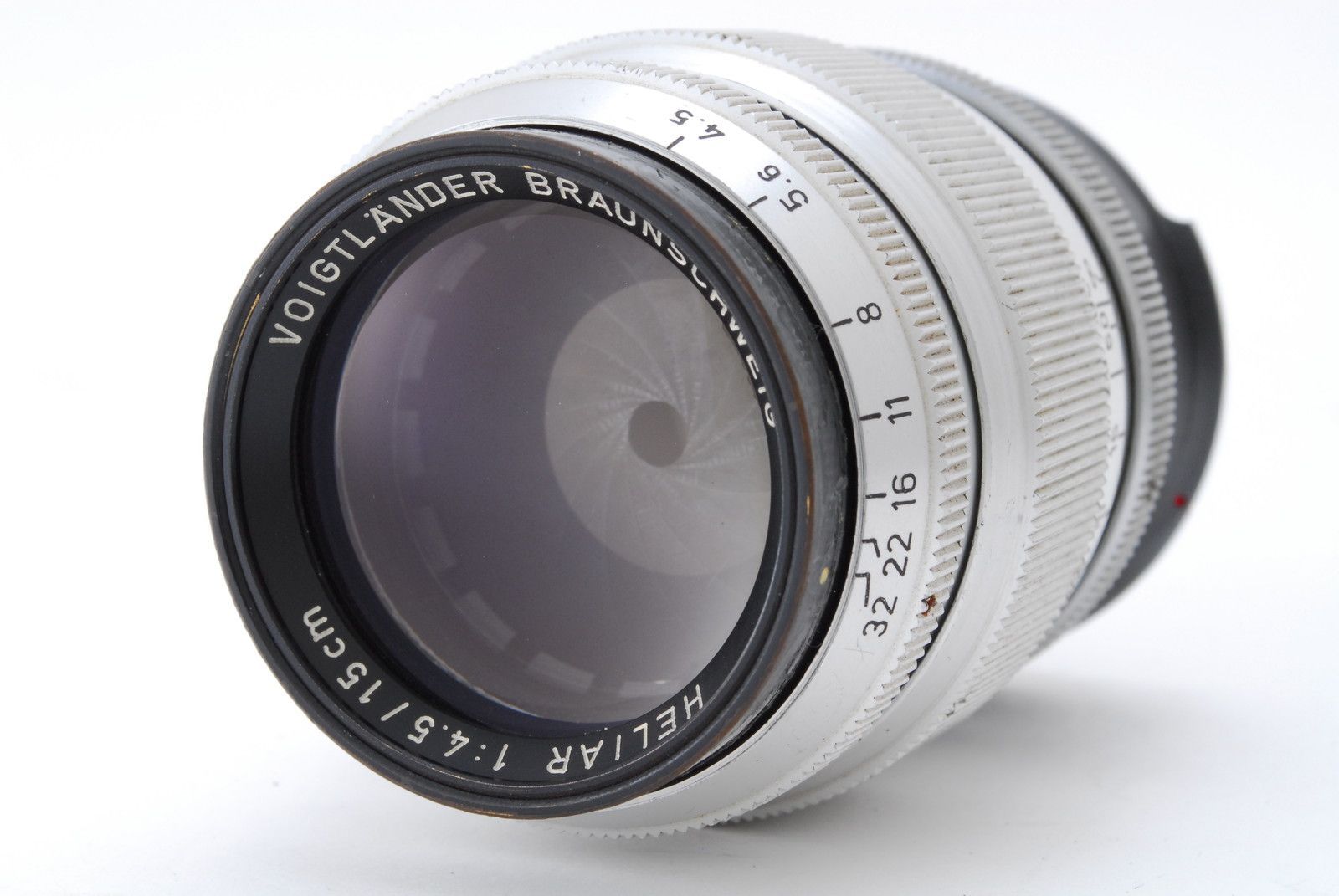 レア【美品 保障付 動作確認済】 Voigtlander フォクトレンダー Heliar ヘリアー 15cm 150mm f/4.5 L39マウント レンズ Mアダプタ付 #V2939