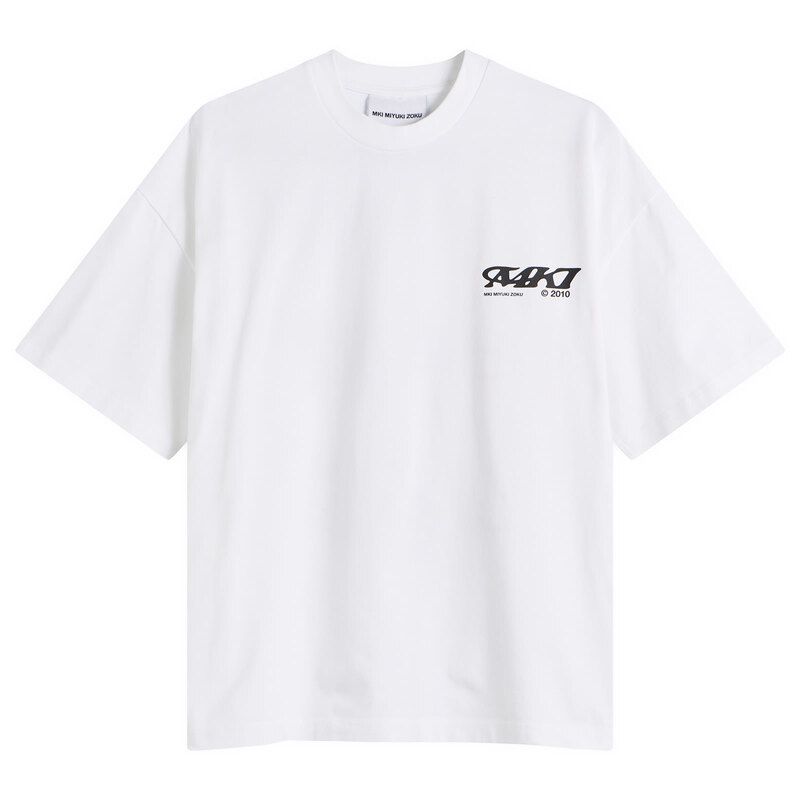 エムケーアイ メンズ トップス Tシャツ MKI Stack TShirt White ホワイト