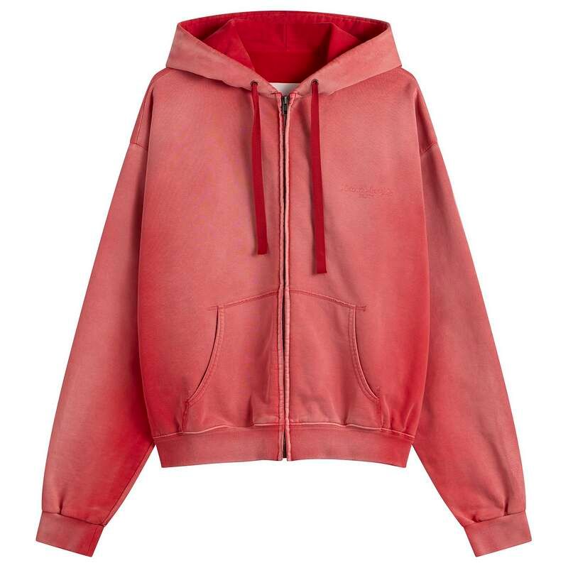 マルタンマルジェラ メンズ アウター パーカー・スウェット ヴィンテージ Maison Margiela Vintage Washed Shrunked Hoodie Vintage Red レッド
