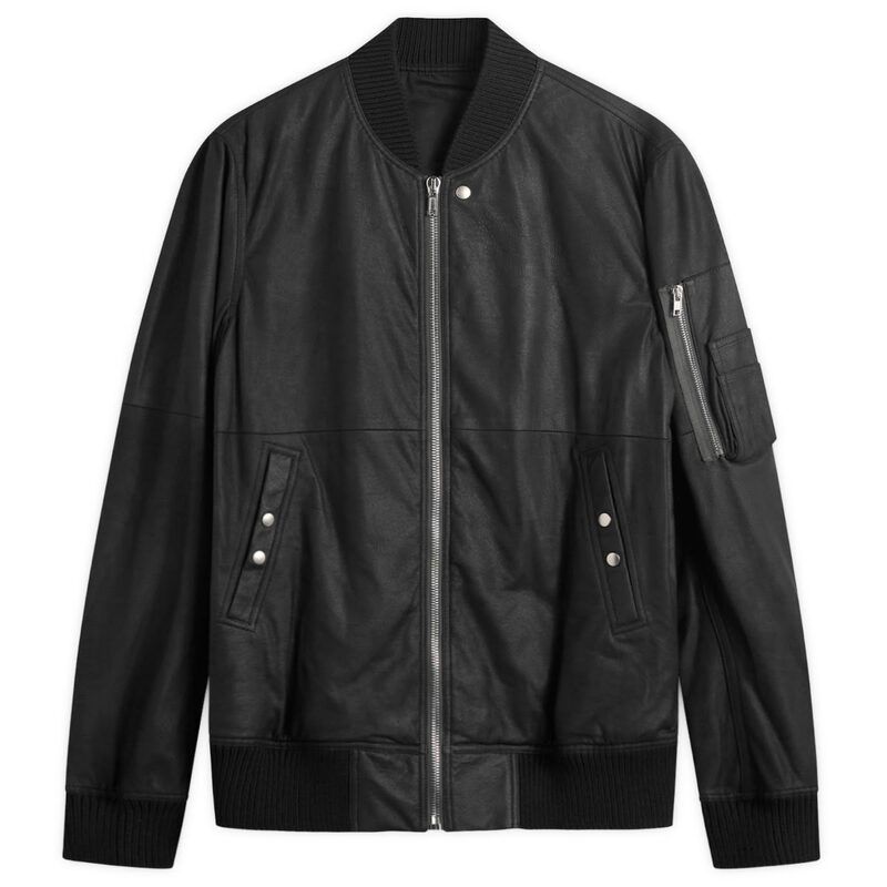 リックオウエンス メンズ アウター ジャケット・ブルゾン Rick Owens Classic Bomber Jacket Black ブラック