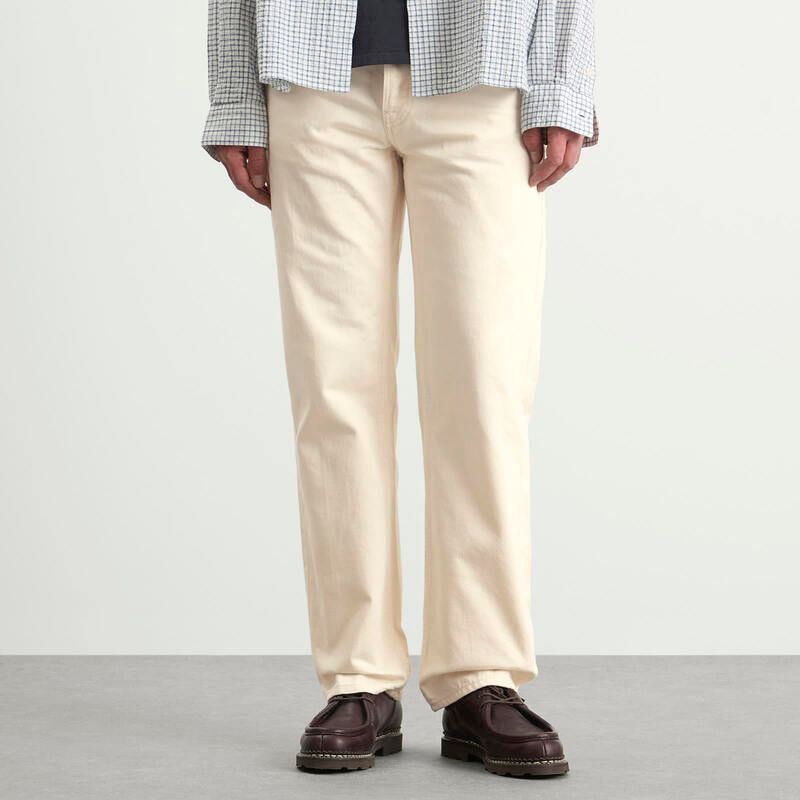ヌーディージーンズ メンズ ボトムス デニムパンツ ストレート Nudie Jeans Co Rad Rufustraight Leg Jeans Everivory