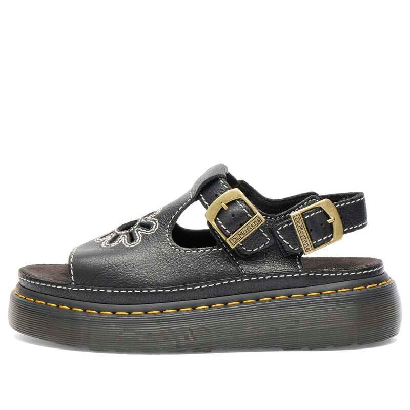 ドクターマーチン メンズ シューズ サンダル Dr Martens Dunnet Flower Sandal Black ブラック