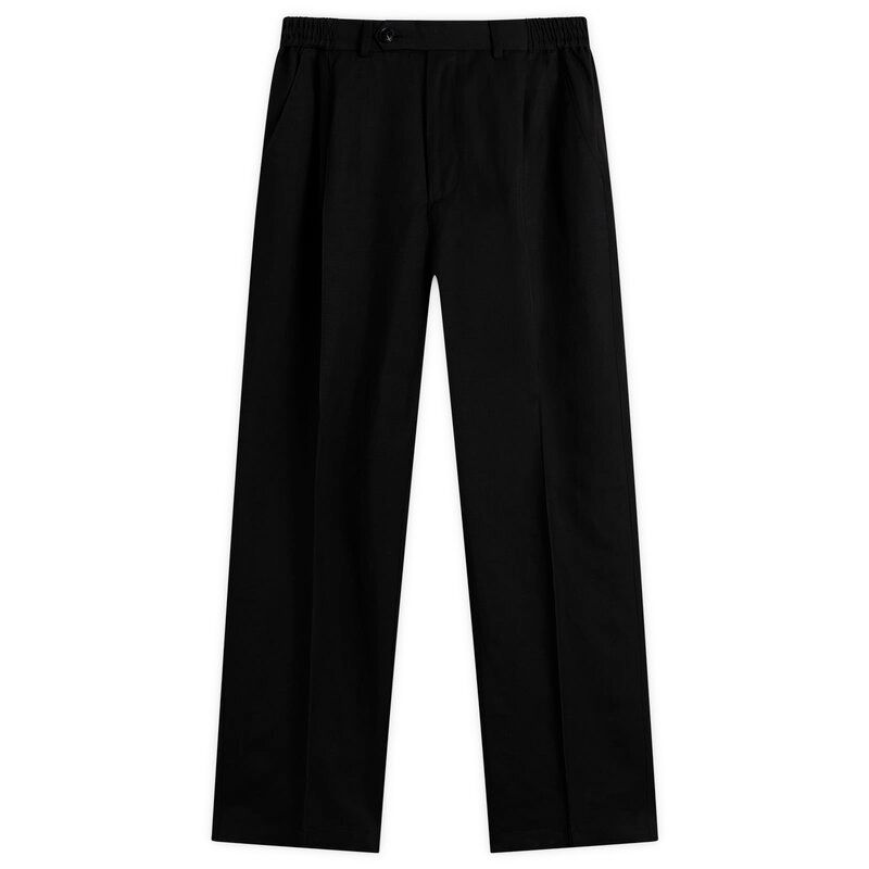 エムケーアイ メンズ ボトムス カジュアルパンツ プリーツ MKI Pleated Suit Pants Black ブラック