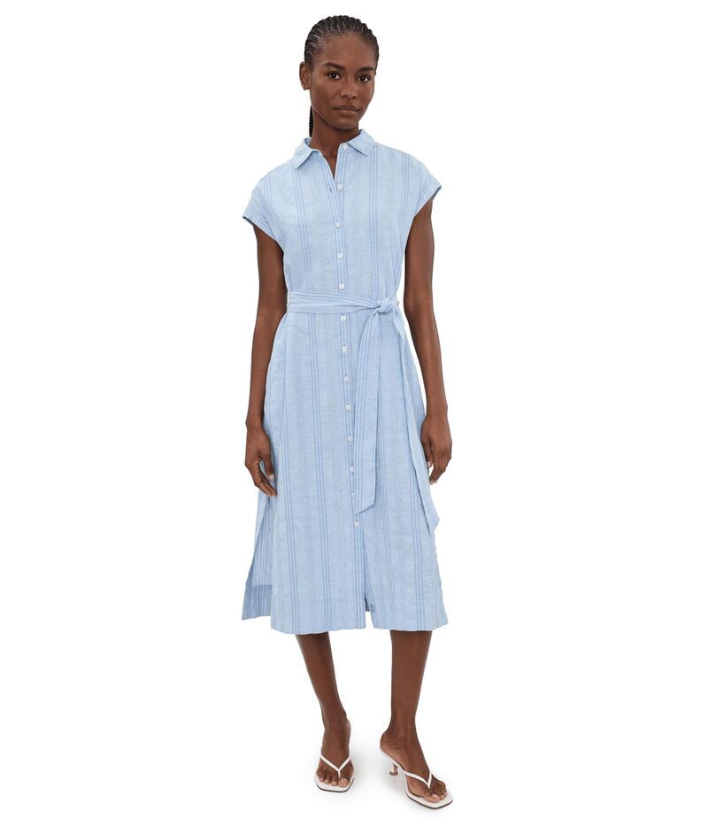 トッミーバハマ レディース トップス ワンピース ミディ シャツ Tommy Bahama Summer Isle Midi Shirtdress French Blue ブルー