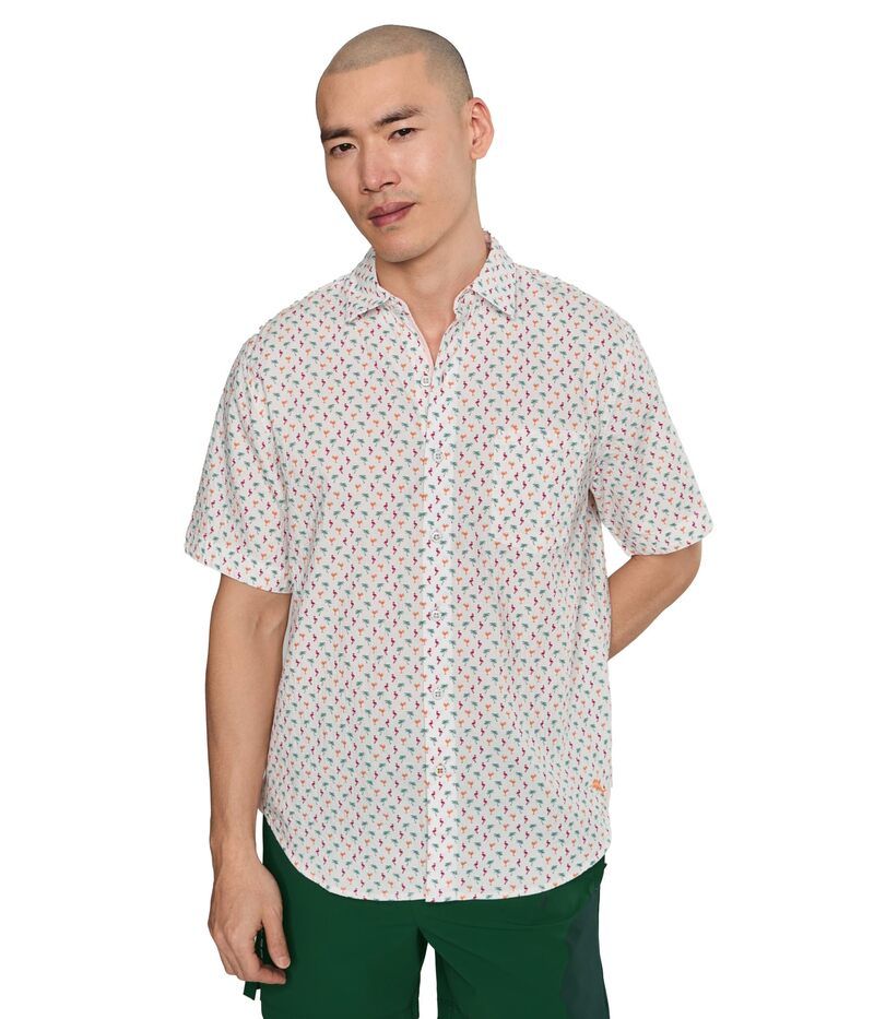 トッミーバハマ メンズ トップス シャツ Tommy Bahama Nova Wave Flock Ito You White ホワイト