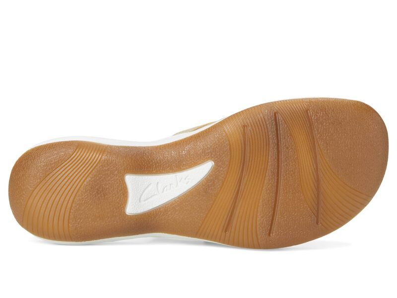 クラークス レディース シューズ サンダル Clarks Breeze Sea Sand Interest Synthetic サンド